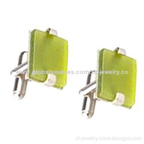 Gemstone Cufflinks, OEM and ODM Orders are Welcome